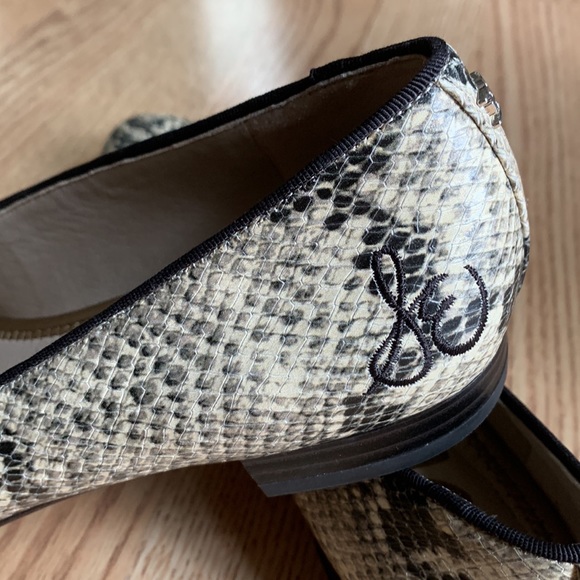 Like new Sam Edelman snake print Leather loafers - Picture 14 of 15